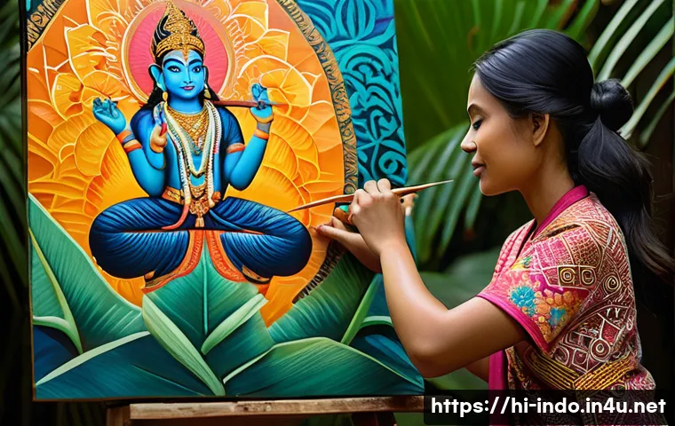 발리에서의 예술 전시회 관련 이미지 2